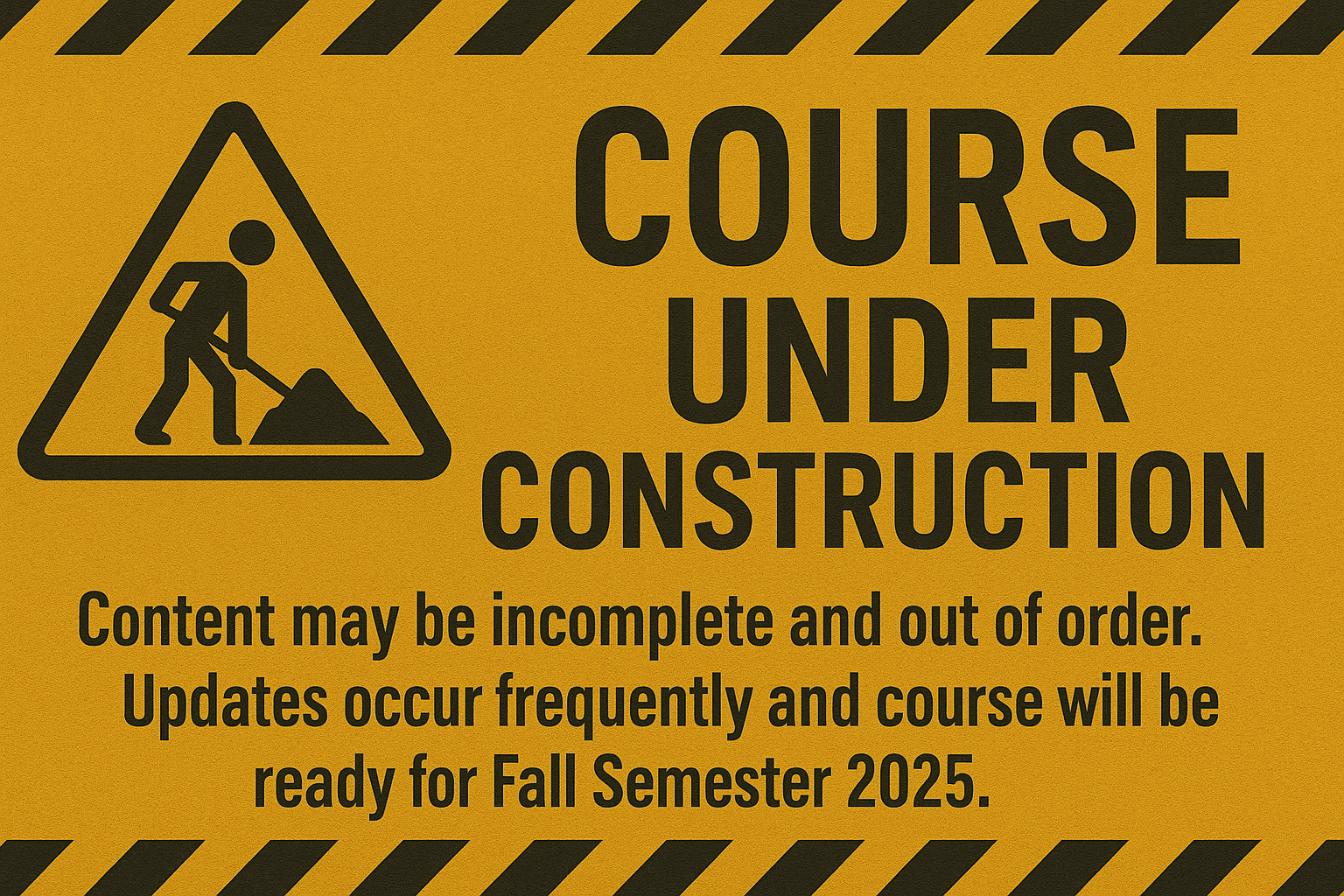 Course Under Construction